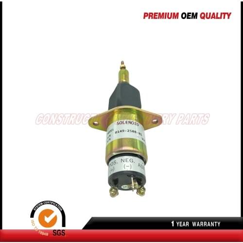 In Stock 24V 0149-2508-01 Shut Off Stop Solenoid Valve For Cummins Engine