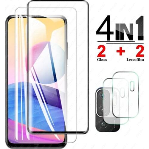 Tempered Glass for Xiaomi Redmi Note 10 5g Glass Screen Protector on Redmi Note10 105g Protective Note 9 T 10 Pro Lens Glass
