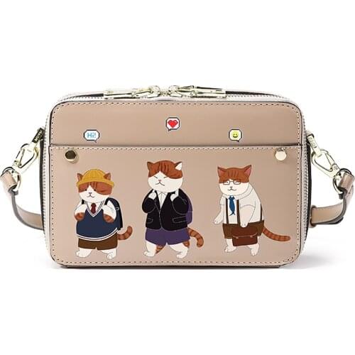 WOMENS Bag New Style Cartoon Cute Crossbody Bag Womens Cute Pet Versatile Fashion Small Square Bag women messenger bags purses