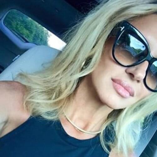 New Fashion Brand Designer Cat Eye Sunglasses Women Oversized Frame T Glasses Vintage Sun Glasses oculos de sol UV400