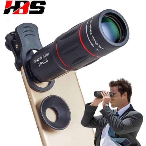 HD 18X Telescope Zoom Mobile Phone Lens Universal Clip Telefon Camera Lents With Tripod For Vivo XPlay X5 X6 X7 X9s X20 X21i