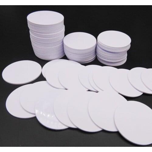 100PCS) Waterproof RFID ISO15693 Icode Slix (Icode-2) 30MM Round Tag