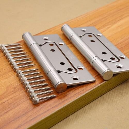 2pcs Stainless Steel hinges for furniture Flap Hinge Counter scharnieren Backflap Hinge bisagra scharnier 4 inch Hinge