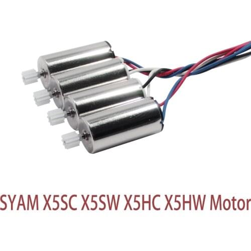 4pcs/lot Original Syma X5SW X5SC X5HC X5HW CW CCW Motor RC Quadcopter Spare Parts Main Motor Engine Replacements Accessories