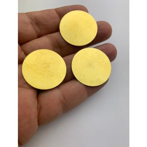 5 pcs 32 mm solid raw brass jewelry. triangle single hole raw brass. pendant. necklace. rings. earrings. lady fashion