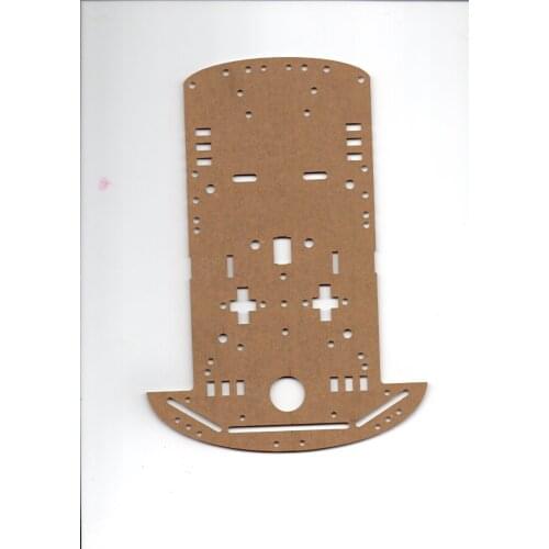 1pcs 2wd Robot Car Acrylic Plate for DIY Maker Modeling Part Accessory