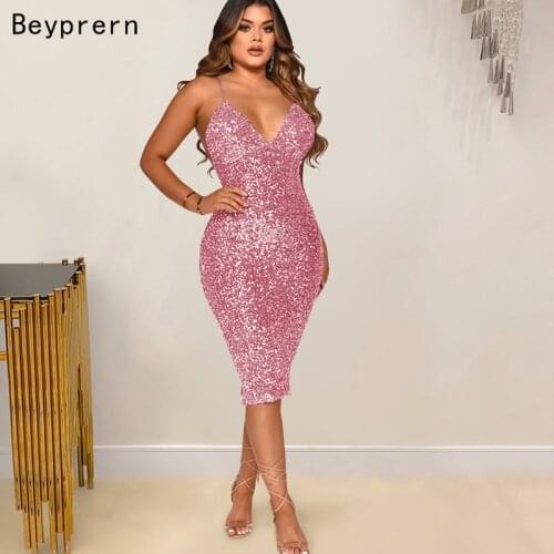 Beyprern Pink Summer Dresses
