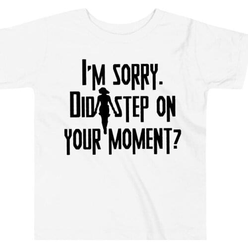 Did I Step on Your Moment T Shirt Black Widow T-Shirt Romanoff 1984 Kids Tee Hot Fashion Children Short Sleeve Crewneck Tees Top