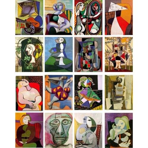 DIY Painting By Numbers World Famous Abstract HandPainted Oil Painting animal Drawing On Canvas Unique Gift Home Decoration