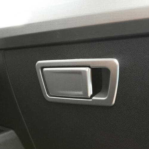 For Proton X70 2018 2019 ABS Plastic Chrome Accessories Car Copilot Glove Box Handle Bowl Frame Panel Cover Trim Styling