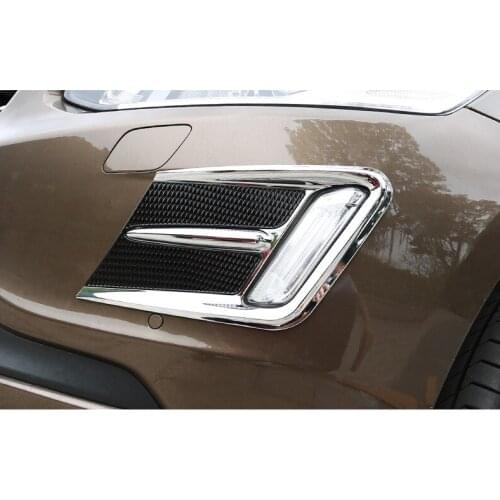 For Volvo XC60 front fog lamp frame, day light decorative light strip special cover frame