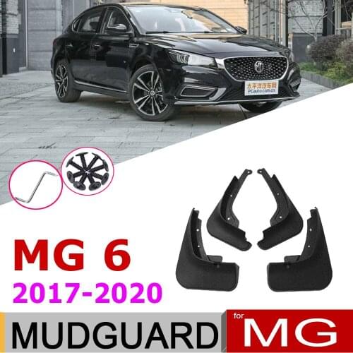 Car Mudflaps Fender For MG 6 MG6 2rd Gen 2020~2017 Front Rear 4 PCS Mud Guard Flaps Splash Flap Mudguards Accessories 2019 2018