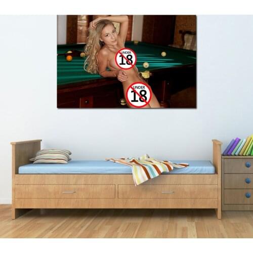 Sexy Blonde Girl Canvas Painting Wall Art Poster Nordic Print Modern Picture Home Decor
