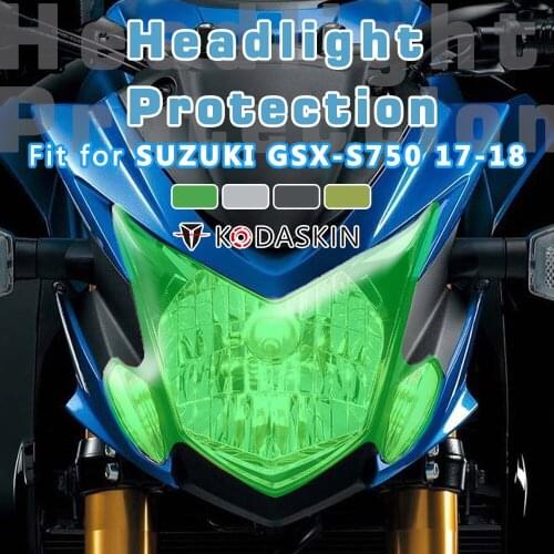 KODASKIN Motorcycle Accessories ABS Headlight Screen Protection Cover Headlight Guard Fit For SUZUKI GSXS750 2017 2018 GSXS 750