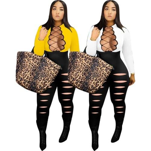 Jumpsuits for Women 2021 Summer Sexy Women Long Sleeve O-neck Jumpsuit Body Suits for Women Romper Women Clothes