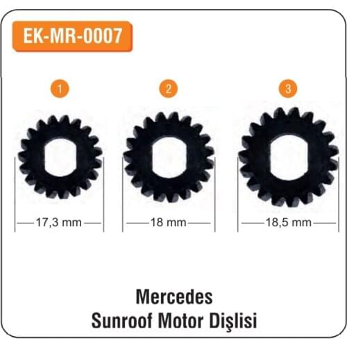 ALTEC Mercedes Sunroof For Motor gears EK-MR-0007