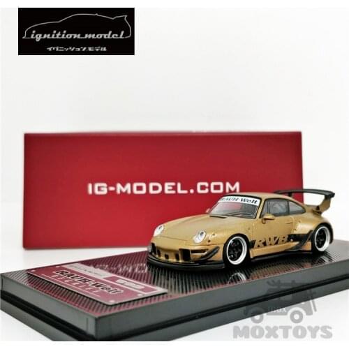 IG 1:64 RWB 993 Matte Gold Diecast Model Car