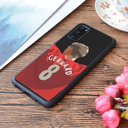 For Samsung Galaxy Steven Gerrard Artwork Graphic Print Soft Matt Phone Case