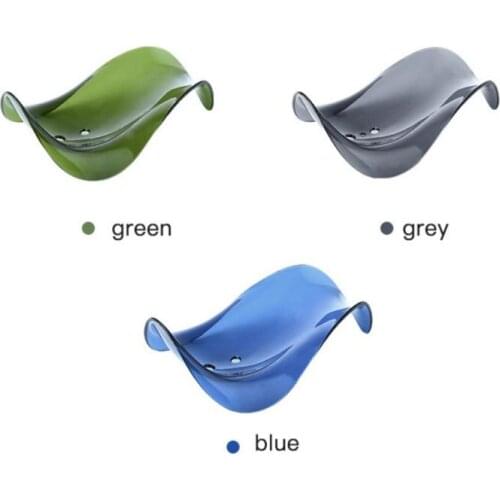 Streamlined Soap Dishes Shower Tools Dish Storage Plate Tray Bathroom Storage Organizer Transparent Simple Home Accessories