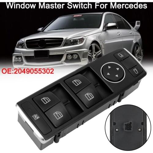 For Mercedes W204 W212 C E Class S212 C250 C300 C350 C63 E350 E550 E250 A2049055302 2049055302 Front Left Window Control Switch