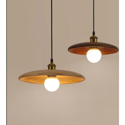 Nordic Dining Room Pendant Lights Living Room Study Bedroom Bedside Lamp Japanese Solid Wood Tea Room Kitchen Bar Hanging Lamp