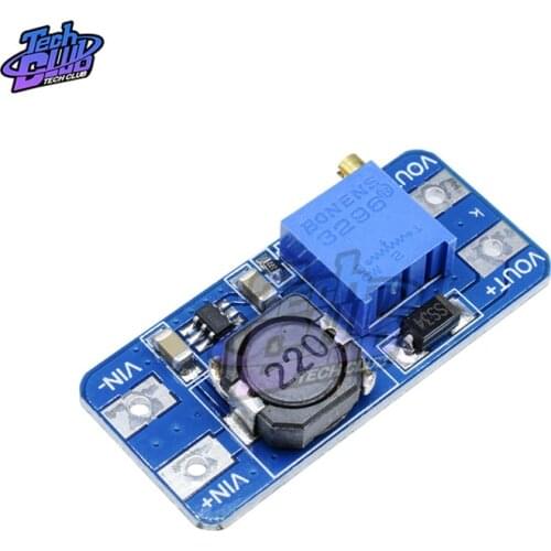 10PCs MT3608 MAX output 28V 2A DC-DC Step Up Converter Booster Power Supply Module Boost Step-up Board for arduino