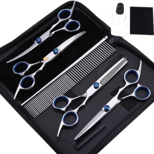 Professional 6 inch Cutting Thinning Styling Tool Hair Scissors Stainless Steel Salon Hairdressing Shears Flat Teeth Blades