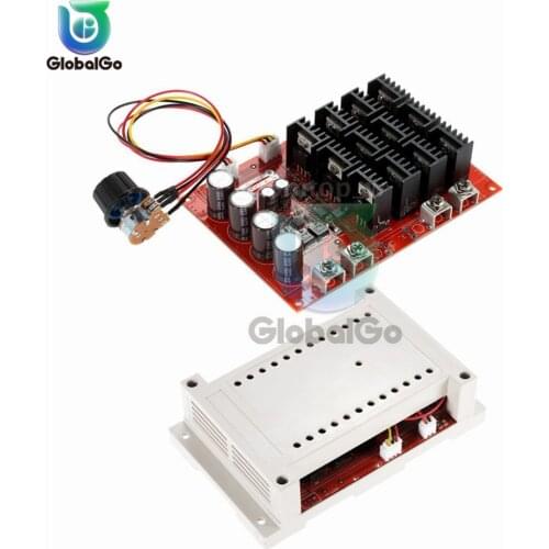 60A 3000W Voltage Regulator DC 12V 24V 48V Motor Speed Control Electronic Lamp Dimmer Temperature Control Switch