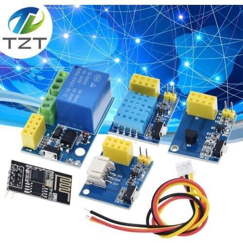 ESP8266 5V WiFi relay module DS18B20 DHT11 RGB LED Controller Things smart home remote control switch phone APP ESP-01 ESP-01S