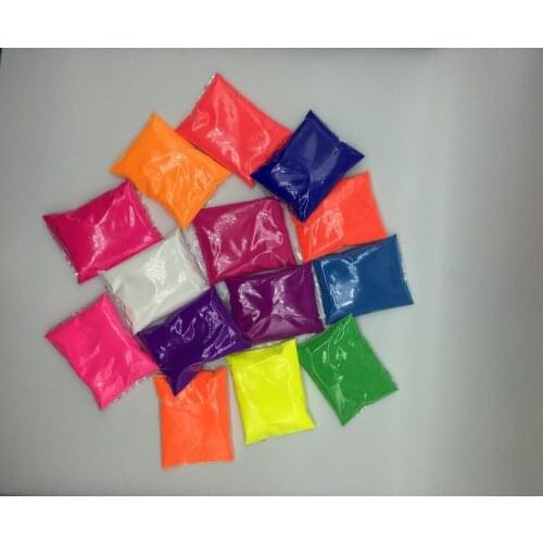 Mixed 14 colors,10g per color Fluorescent Powder Pigment for Paint Printing Soap Neon powder Nail Art Polish,140g/lot