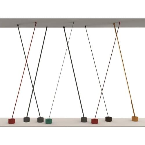 Modern minimalist floor lamp personality flexible exhibition hall model house sales department villa floor lamp