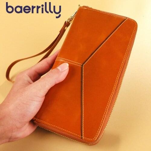 Trend Women Wallets Credit Card Holders Long Clutch Bags Wallet Female Genuine Leather Rfid Card Holder Coin Purse Girl Cartera