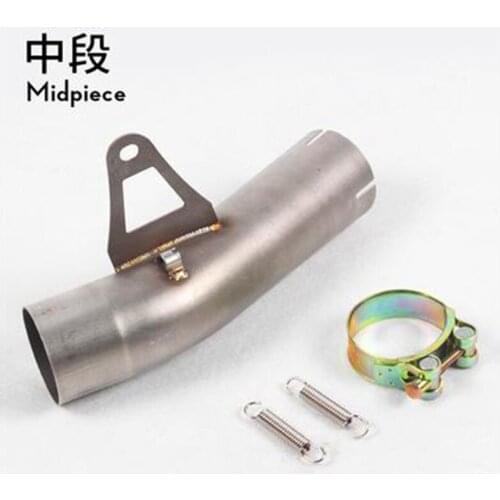 51mm universal Moto motorcycle exhaust pipe fried street sports car 10-16 years S1000 middle section S1000RR Z800