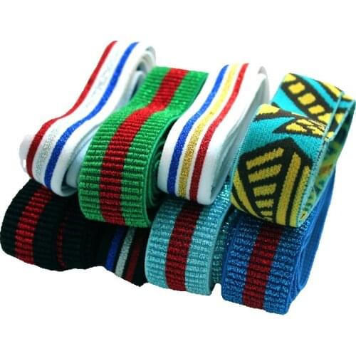 Wide 2.5CM high quality durable pants skirt belt / car decoration color printing rubber band / elastic band