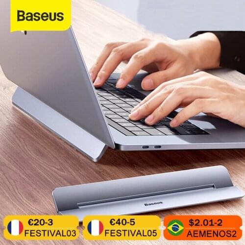 Xiaomi Baseus Laptop Stand MacBook Air Pro Adjustable Aluminum Laptop Riser Foldable Portable Notebook Stand for 11/13/17 Inch