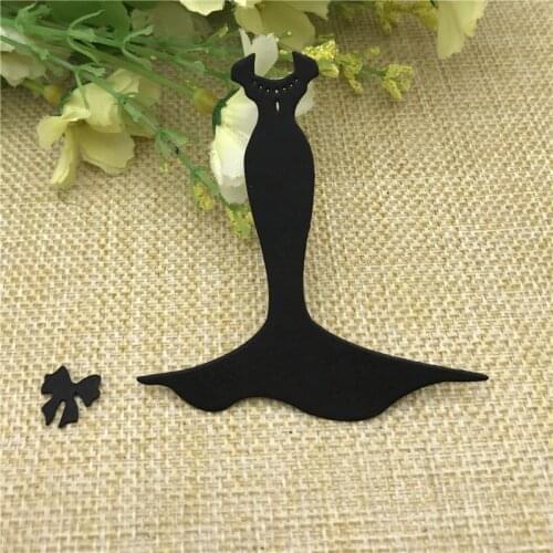 Lady bow formal dress METAL CUTTING DIES Scrapbooking paper craft card emboss knife blade punch stencil cut die
