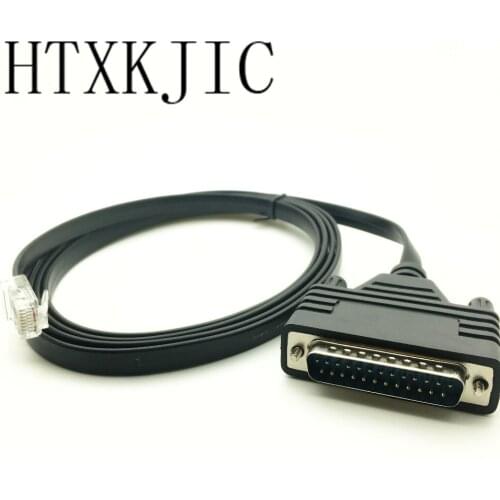 1.8M DB25 to RJ45 network routers CAB-CONAUX console RJ 45 cable connector RJ45 connectors for cisco router RS232 DB 25 cables