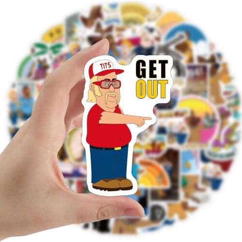 10/50PCS Cartoon Paradise PD Graffiti Stickers Suitcase Bicycle Laptop Skateboard Vinyl Decal Character Stickers Toy