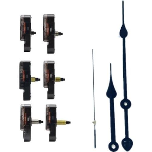 10sets Large DIY 12888 Clock Mechanism Silent Step Quartz Watch Wall Clock Movement Mechanism Parts Repair Replacement Need Tool