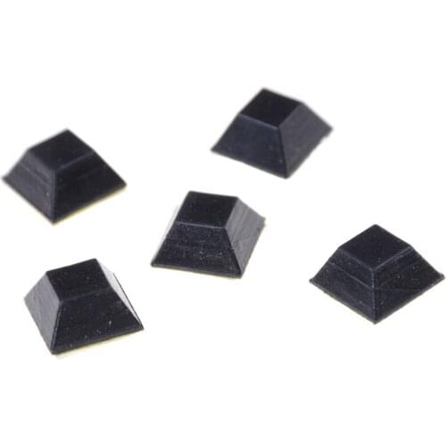 20pcs Black Rubber Feet Chair Floor Protector Non-slip Furniture Feet Table Leg Cover Cabinet Bottom Pads Funiture Legs