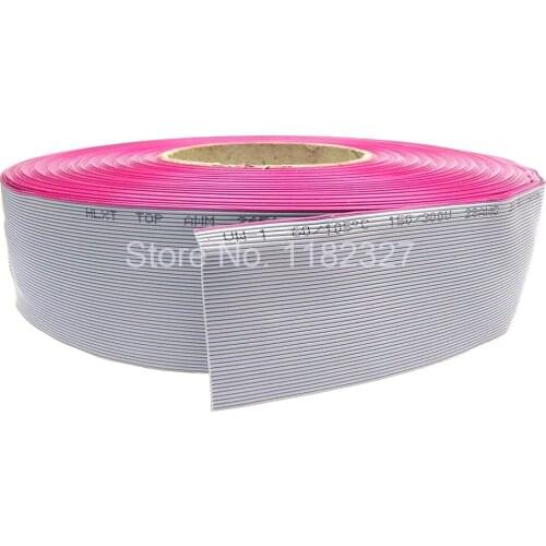 5 meters/lot) Flat Ribbon Cables Grey Color 1.0mm 44Pin 5 meters for IDC connector