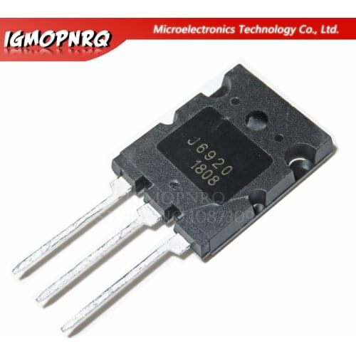 5pcs J6920 HD TV line pipe transistor p IC 20A / 1700V new original