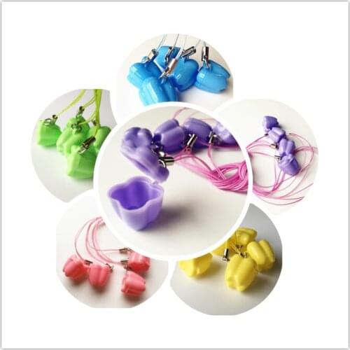 5pcs Multicolor Milk Tooth Box baby tooth box Childrens Dental case the Gift from tooth fairy