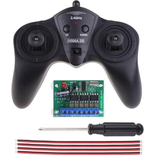 6CH High-power 2.4G 50 Meter Remote Control with Receiver 6-15v for Car Model Ship DIY Tool