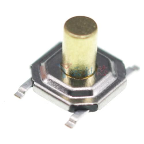 Free shipping 50PCS 4*4*4.3MM legs switch 4*4*4.3 copper head push button tact switch Hot wholesale