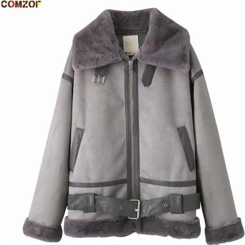 Женские замшевые куртки COMZOF China At AliExpress