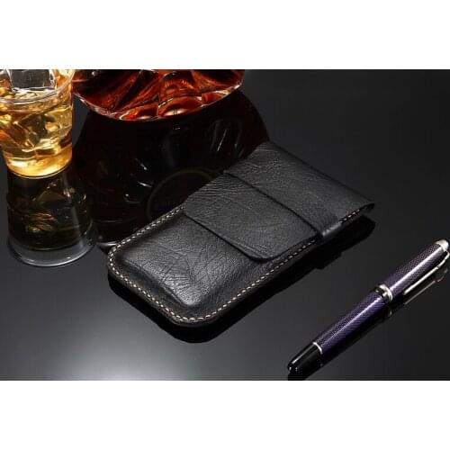 Doogee BL5500 Lite Genuine Leather phone bags Doogee BL9000 Cases BL5000 BL12000 Pro Flip cover slim pouch stitch sleeve BL7000