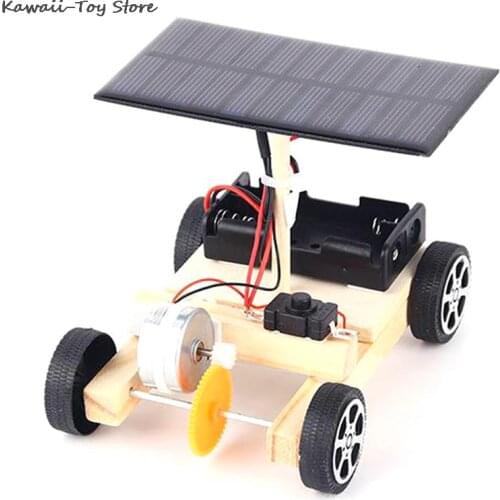 Assemble Solar Car Creative Inventions Motor Ability Of Children Active Thinking DIY Electronic Kit Technology Toys For Boys