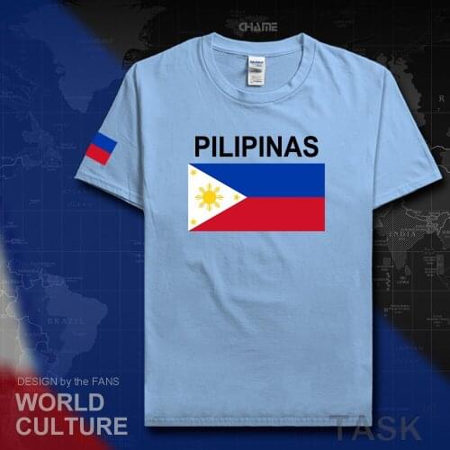 Philippines Pilipinas mens t shirt fashion 2017 jerseys nation team tshirt cotton t-shirt meeting clothing tees country flag PH