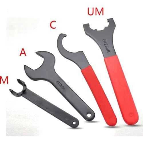 Spanner key CNC ER wrench tool handle wrench ER11M ER11A ER16A ER16M ER20A ER20M ER25 ER32UM ER40UM C32 ER8 C25 nut setter tool